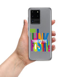 Samsung Mobile Case "Think Positive" Motivational Phone Case