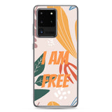 Samsung Mobile Case "I am FREE" Motivational Phone Case