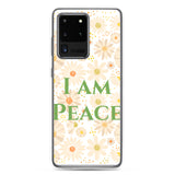Samsung Mobile Case "I am Peace"  Affirmation Quote Samsung phone Case