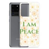 Samsung Mobile Case "I am Peace"  Affirmation Quote Samsung phone Case