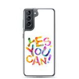 Motivational Samsung Mobile Case "YES YOU CAN !" Law of Attraction Samsung Mobile Phone Case