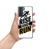 Samsung Motivational Mobile Case " rise and Run" Durable Tough Samsung Phone Case