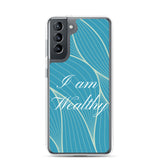 Samsung Mobile Case " I am Wealthy" Affirmation quote Phone Case