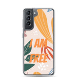 Samsung Mobile Case "I am FREE" Motivational Phone Case