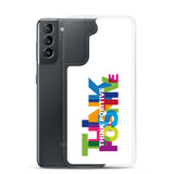 Motivational Samsung Mobile Case " Think Positive" Inspirational Samsung phone cases