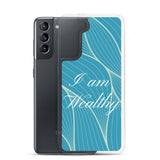 Samsung Mobile Case " I am Wealthy" Affirmation quote Phone Case