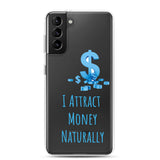 Samsung Mobile Case "I Attract money Naturally" Affirmation quote Phone Case