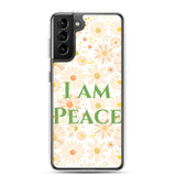 Samsung Mobile Case "I am Peace"  Affirmation Quote Samsung phone Case