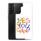 Motivational Samsung Mobile Case "YES YOU CAN !" Law of Attraction Samsung Mobile Phone Case