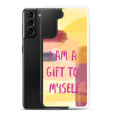 Samsung Mobile Case "I am a Gift to Myself" motivational Phone Case