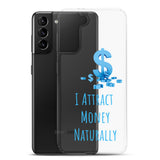 Samsung Mobile Case "I Attract money Naturally" Affirmation quote Phone Case