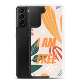 Samsung Mobile Case "I am FREE" Motivational Phone Case