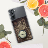 Motivational Samsung Mobile Case "Time for Work" Customized
