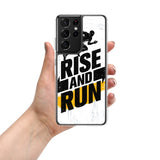 Samsung Motivational Mobile Case " rise and Run" Durable Tough Samsung Phone Case