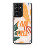 Samsung Mobile Case "I am FREE" Motivational Phone Case