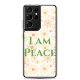 Samsung Mobile Case "I am Peace"  Affirmation Quote Samsung phone Case