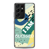 Samsung Galaxy mobile  Case "I am Blessed" Motivational phone Case