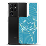 Samsung Mobile Case " I am Wealthy" Affirmation quote Phone Case