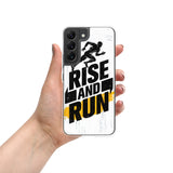 Samsung Motivational Mobile Case " rise and Run" Durable Tough Samsung Phone Case