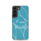 Samsung Mobile Case " I am Wealthy" Affirmation quote Phone Case