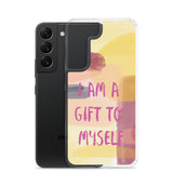 Samsung Mobile Case "I am a Gift to Myself" motivational Phone Case