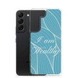 Samsung Mobile Case " I am Wealthy" Affirmation quote Phone Case