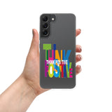 Samsung Mobile Case "Think Positive" Motivational Phone Case