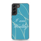 Samsung Mobile Case " I am Wealthy" Affirmation quote Phone Case