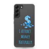 Samsung Mobile Case "I Attract money Naturally" Affirmation quote Phone Case