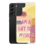 Samsung Mobile Case "I am a Gift to Myself" motivational Phone Case