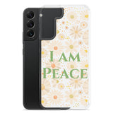 Samsung Mobile Case "I am Peace"  Affirmation Quote Samsung phone Case