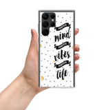 Samsung mobile  Case " Positive mind, Positive life" inspirational Phone Case