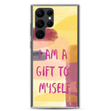 Samsung Mobile Case "I am a Gift to Myself" motivational Phone Case