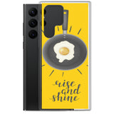 Motivational Samsung Mobile Case "Rise 7 Shine" Inspiring Samsung phone case