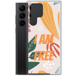 Samsung Mobile Case "I am FREE" Motivational Phone Case