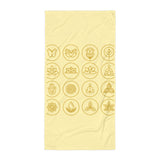 Chakra  Towel "CHAKRA SYMBOL "  Spiritual meditation Healing Beach Towel