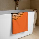 Chakra Towel "SACRAL CHAKRA" Healing Spiritual meditation  Beach Towel