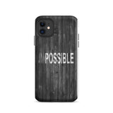 Inspirational iPhone Case , law of affirmation mobile phone case Tough iPhone case "I am Possible"