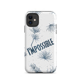 Motivational iPhone case, Law of Affirmation iPhone Case, Tough iPhone case "I am Possible"