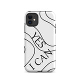 Tough iPhone Case, Law of Affirmation iPhone Case, Durable Crack proof iPhone  Case iPhone case "Yes I Can"