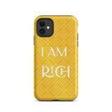 iPhone Case, Law of Affirmation Mobile case Durable Crack proof iPhone  Case iPhone case "I am Rich"