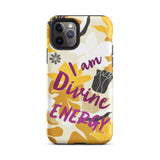 Affirmation Quote  iPhone Case , Motivational Mobile Case,  Tough iPhone case "I am Divine energy"