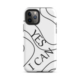 Tough iPhone Case, Law of Affirmation iPhone Case, Durable Crack proof iPhone  Case iPhone case "Yes I Can"