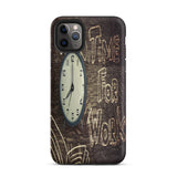 Motivational iPhone case Tough  hardwearing "Time for work"