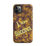 Positive quote iPhone Case, Motivational iPhone case, Tough iPhone case "I am Success"