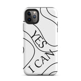 Tough iPhone Case, Law of Affirmation iPhone Case, Durable Crack proof iPhone  Case iPhone case "Yes I Can"