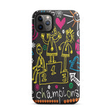 Sweet memory iPhone case Tough mobile phone case, Motivational iPhone Case "Champion"