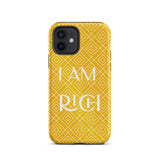 iPhone Case, Law of Affirmation Mobile case Durable Crack proof iPhone  Case iPhone case "I am Rich"