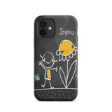 Motivational iPhone case , Durable Tough iPhone case "Joyous"