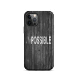 Inspirational iPhone Case , law of affirmation mobile phone case Tough iPhone case "I am Possible"